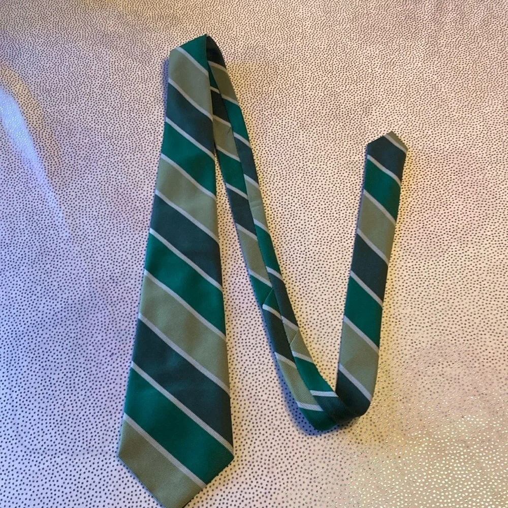 Habanus men’s tie  green white in excellent condition